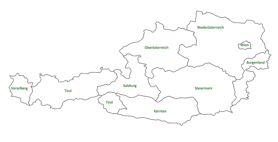 Bundesländer Österreich