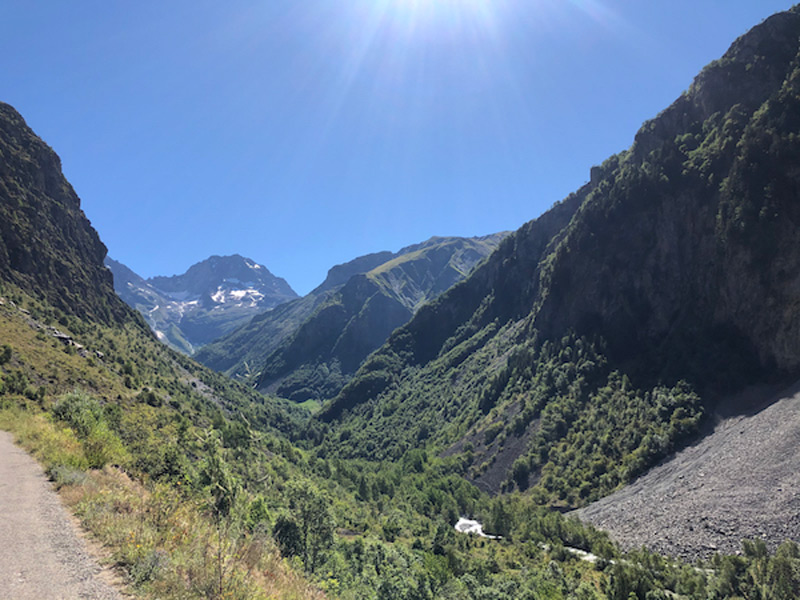 Écrins Nationalpark Richtung Châlet Gioberney