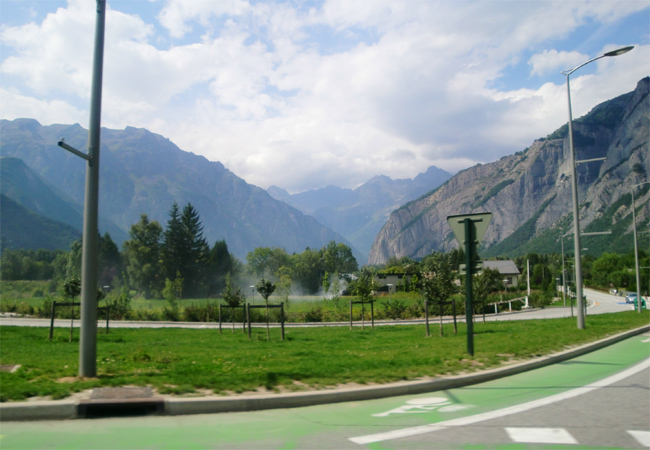 Kreisel in Bourg d Oisans