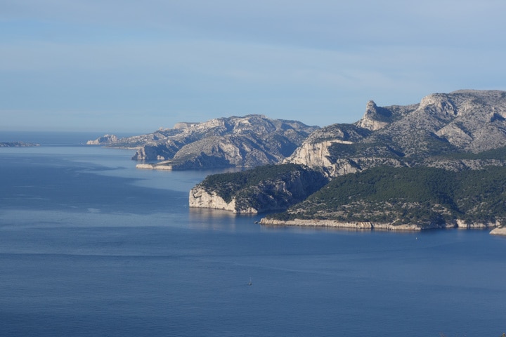 Die Aussicht auf die Calanques