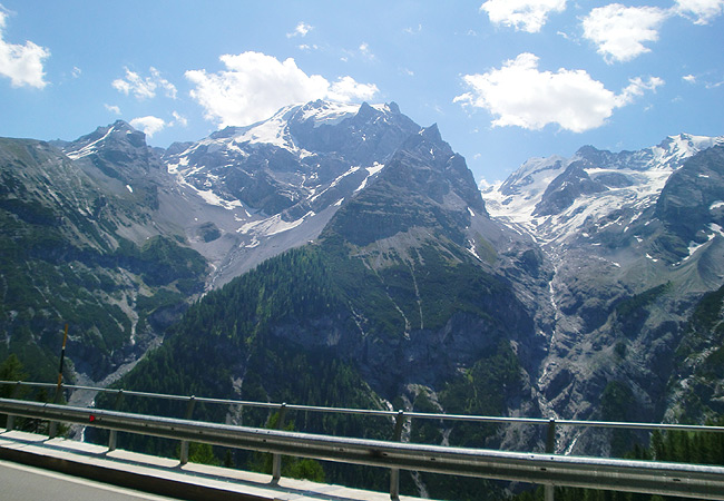 Stilfser Joch (Passo di Stelvio): Bergpanorama