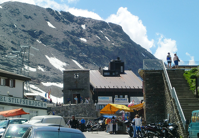 Passo di Stelvio - der Blick zurück