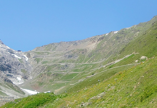 Stilfser Joch (Passo di Stelvio): "Die Wand"