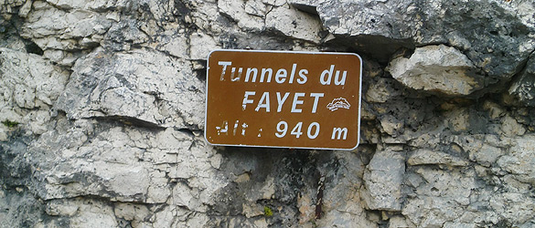 Tunnels du Fayet (Gorges du Verdon)