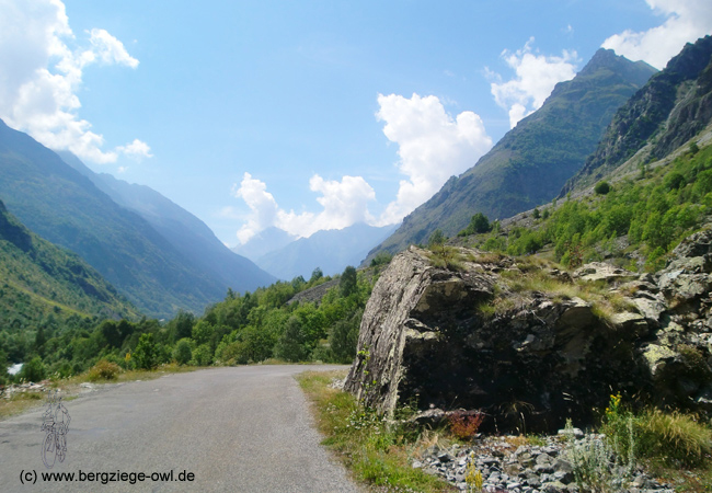 auf dem Weg zum Chalet Gioberney