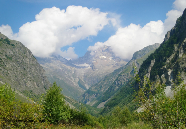 Écrins Nationalpark richtung Chalet Gioberney