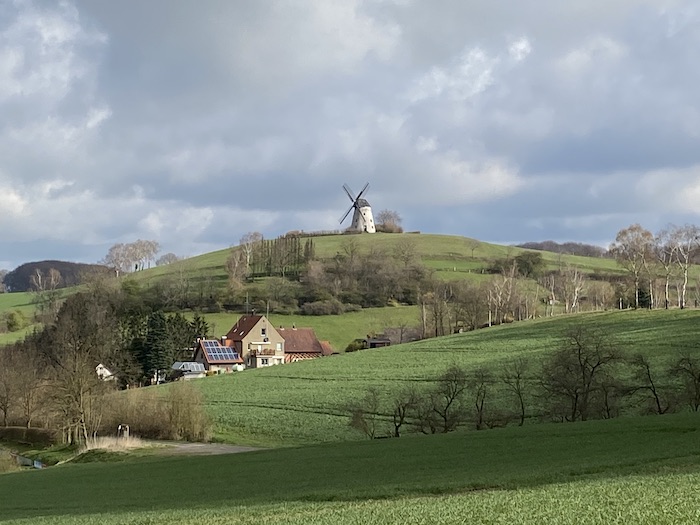 Aussicht auf die Windmühle Bavenhausen