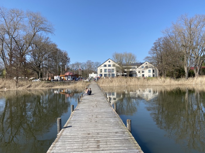 blick vom Steg Richtung Pilz