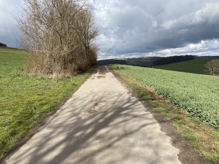 danach noch ein bisschen Straße